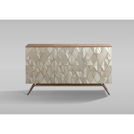 Złota komoda Indigo Premium 150x40x86