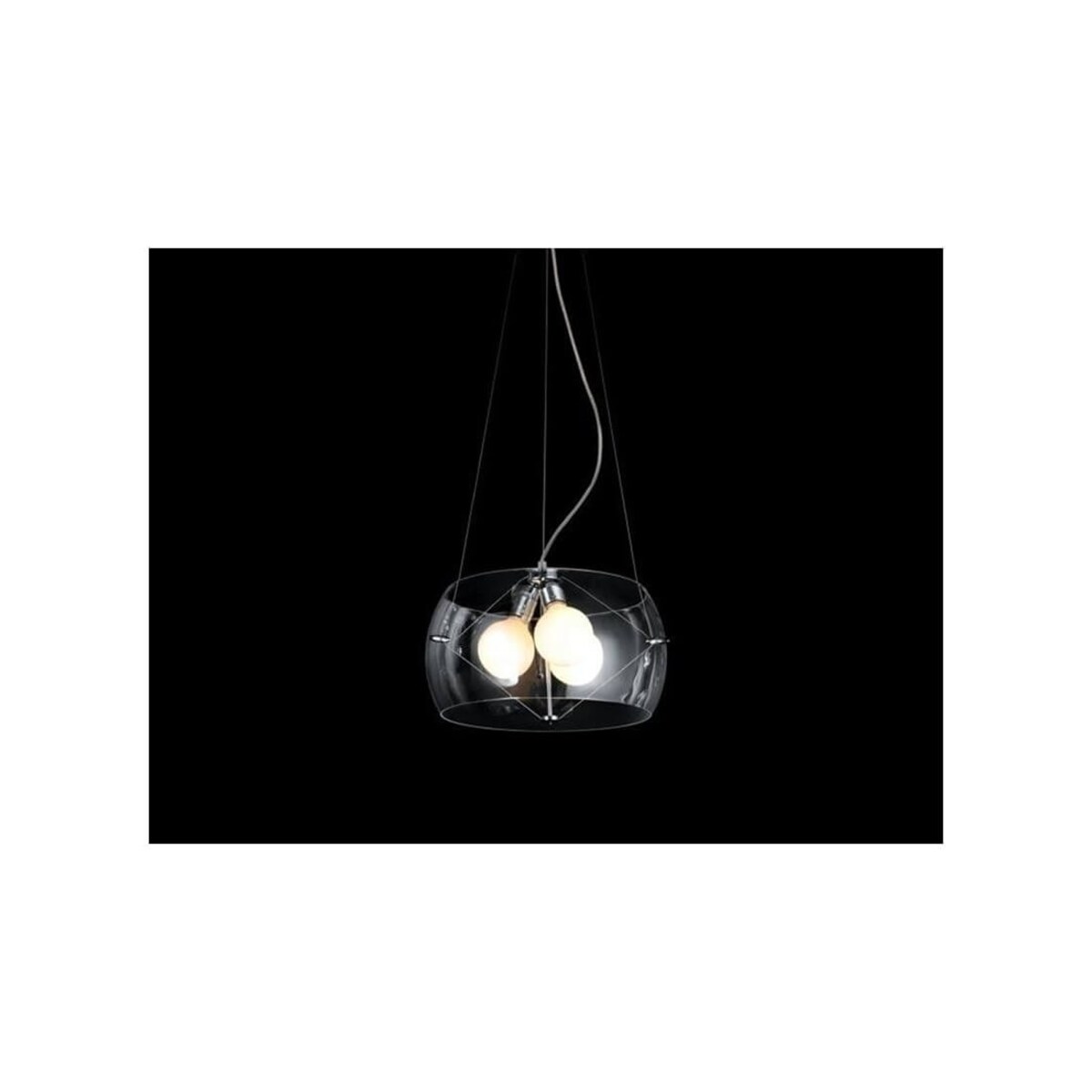 Wisząca lampa przezroczysta Cosmo nowoczesna salonowa