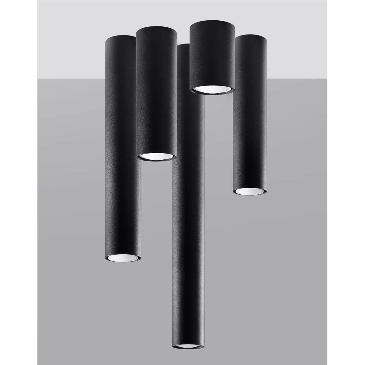 Plafon LAGOS 10 czarny