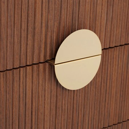 Komoda z szufladami orzechowa Wany 80x40 cm