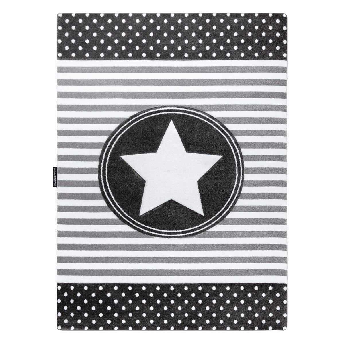 Dywan PETIT STAR GWIAZDA szary 180x270 cm