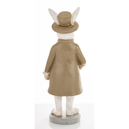 Dekoracja - królik w kapeluszu 20x7,5x7,5 cm SONRA-3 ze skryptami pod pachą