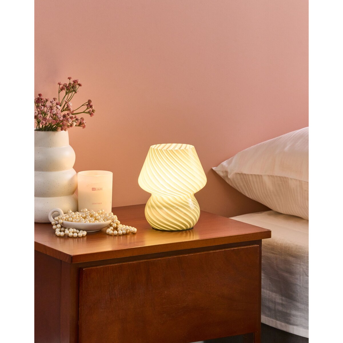 Lampa stołowa LOBO Szkło Zielony