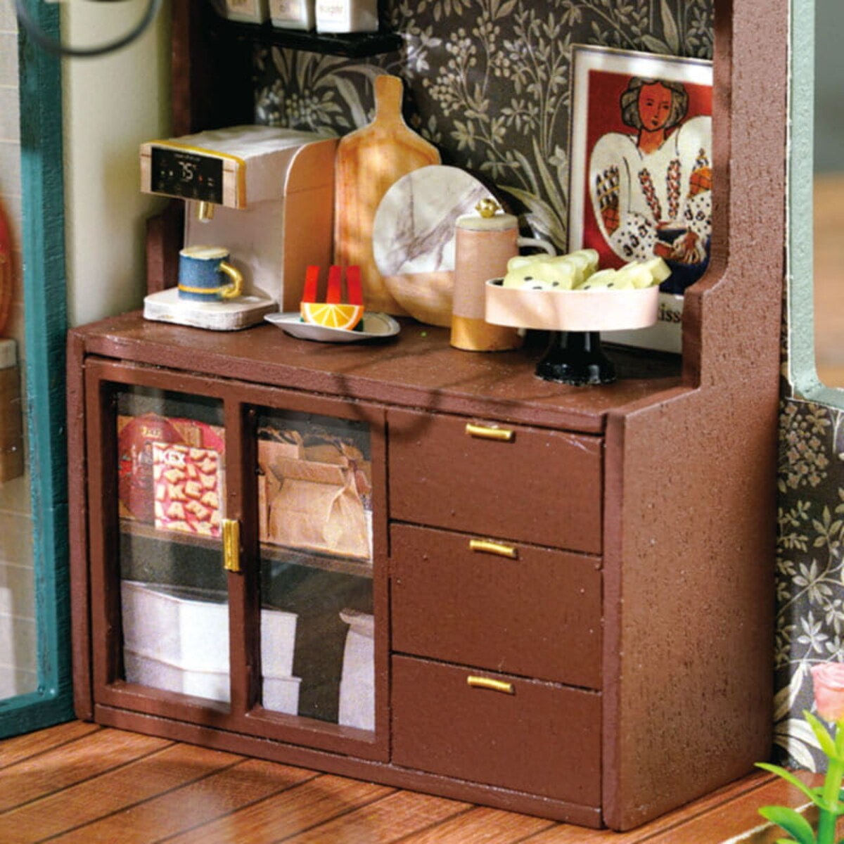 Miniaturowy domek - Zielone wzgórze Ani