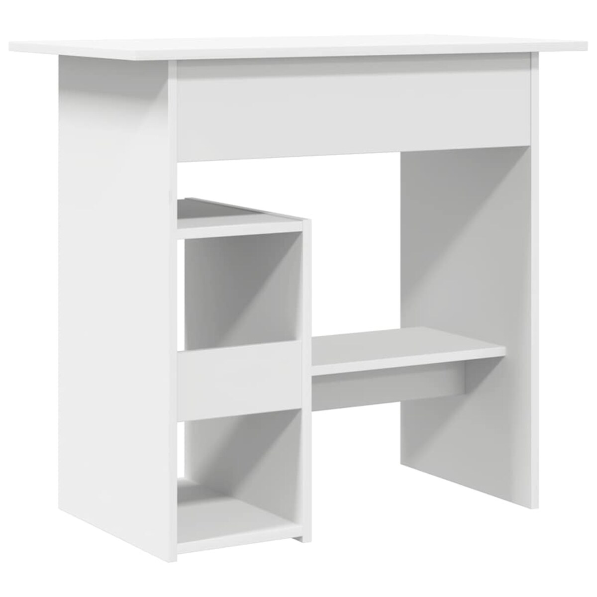 vidaXL Biurko, białe, 80x45x74 cm, materiał drewnopochodny