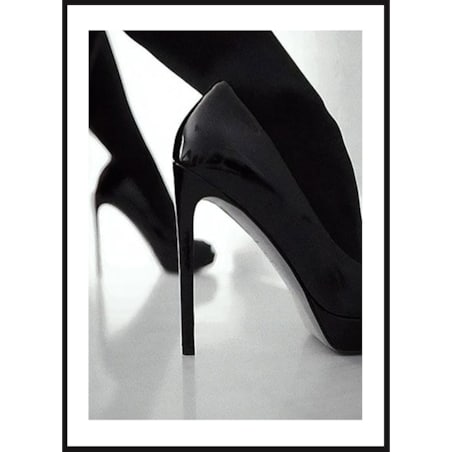 Poster Story, Plakat, Obraz - Czarne Szpilki, wymiary 70 x 100 cm