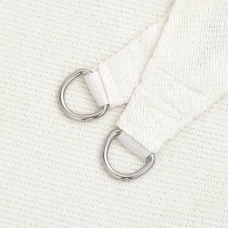 vidaXL Żagiel przeciwsłoneczny, 160 g/m², biały, 4x5x6,8 m, HDPE