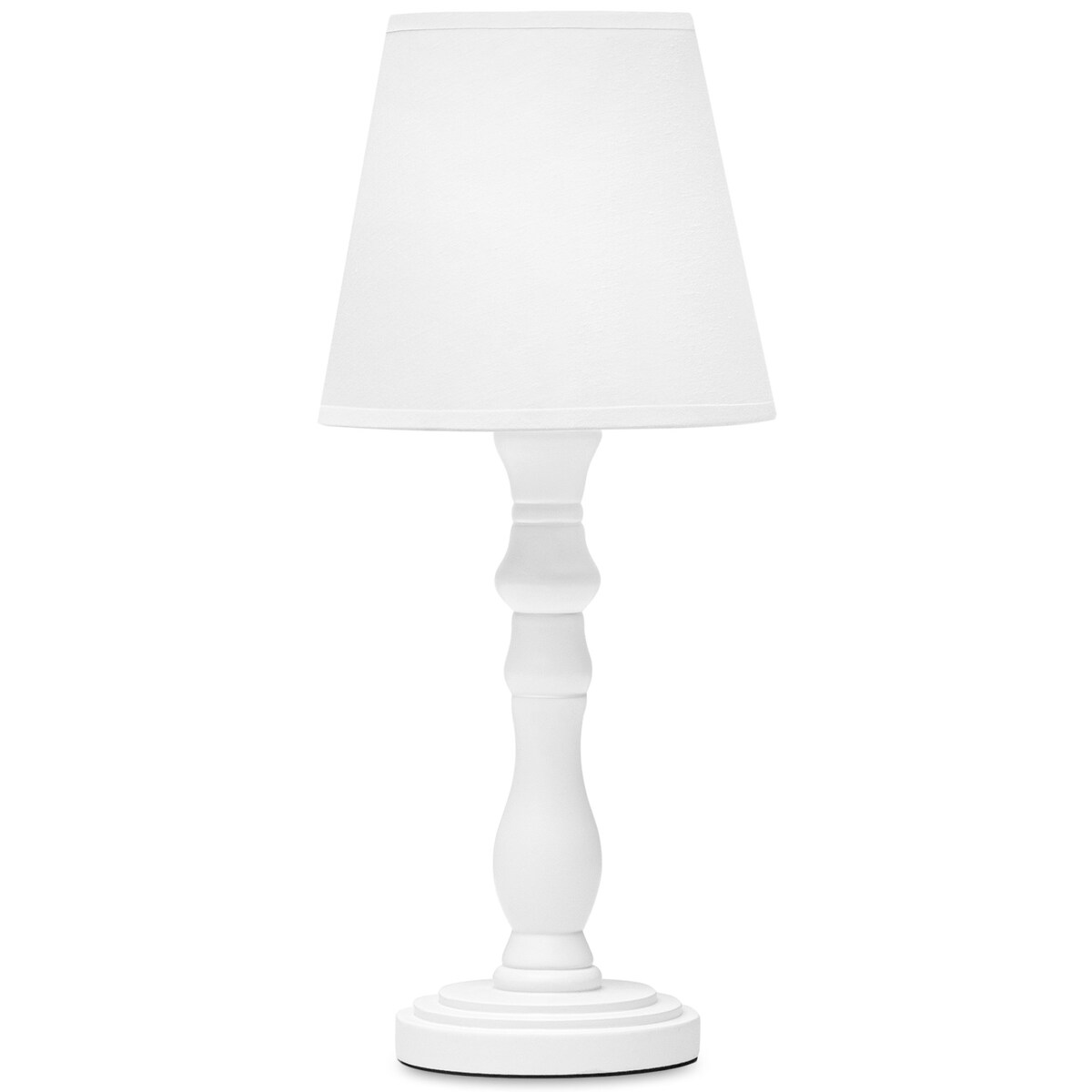 KONSIMO GITTA Lampka nocna klasyczna kolor biały