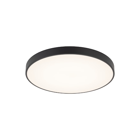 Lampa Sufitowa Łazienkowa Tk Lighting Velis Czarny Plafon Led 40W Ip54 Zmienna Barwa, Ściemniany