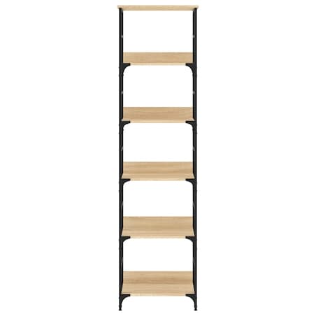 vidaXL Regał na książki Sonoma Oak 50x33x188,5 cm Drewno konstrukcyjne