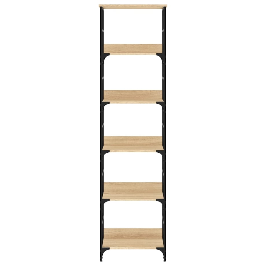 vidaXL Regał na książki Sonoma Oak 50x33x188,5 cm Drewno konstrukcyjne