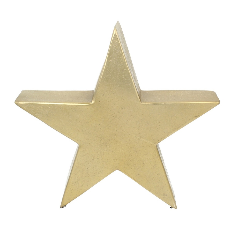 Dekoracja Christmas Star 38cm gold boże narodzenie, święta, świąteczne, złoty, 40 x 8 x 38 cm