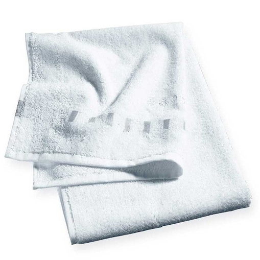 Ekskluzywny ręcznik frotte w kolorze srebrnym, luksusowy ręcznik, ręcznik z haftem, komplet ręczników, 100 x 50 cm, Esprit