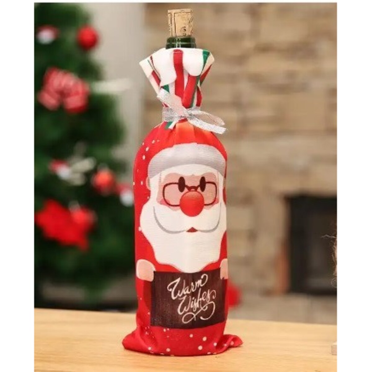 Pokrowiec Ozdoba Na Butelkę Skrzat Krasnal Ubranko