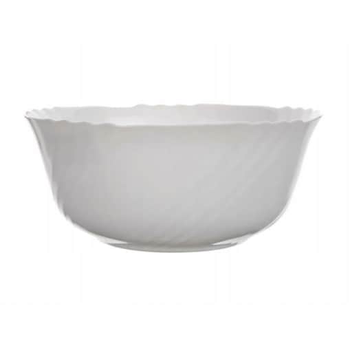 BIAŁA SALATERKA MISKA NA sałatki jedzenie przyjęcie komunia 23 cm BORMIOLI