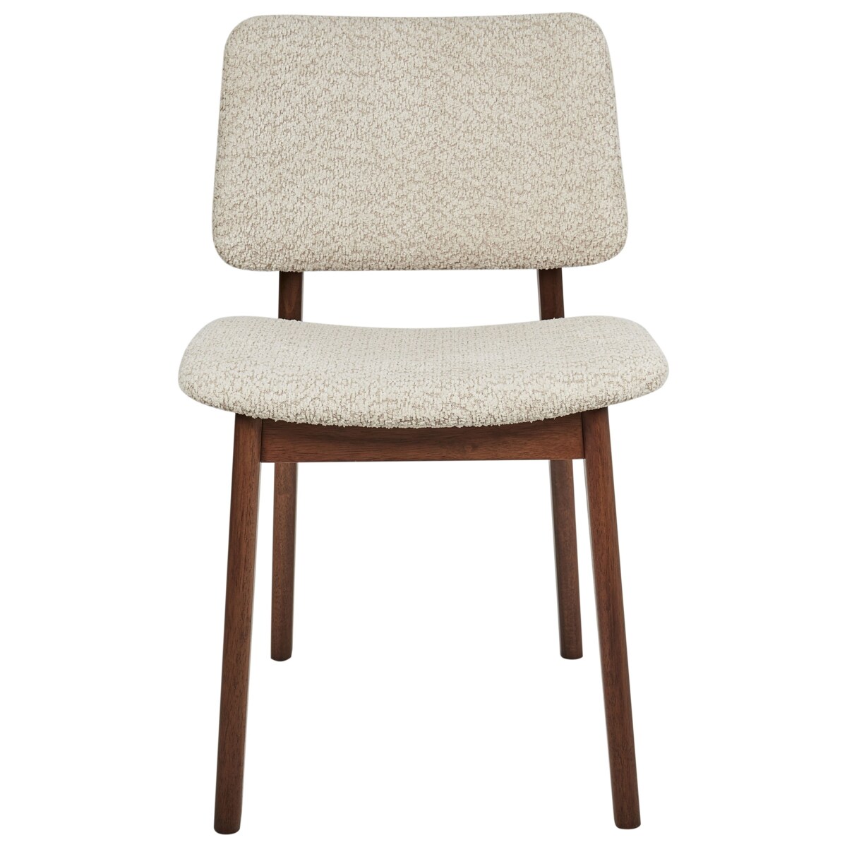 Zestaw 2 krzeseł do jadalni BLANE Drewno kauczukowe Beżowy