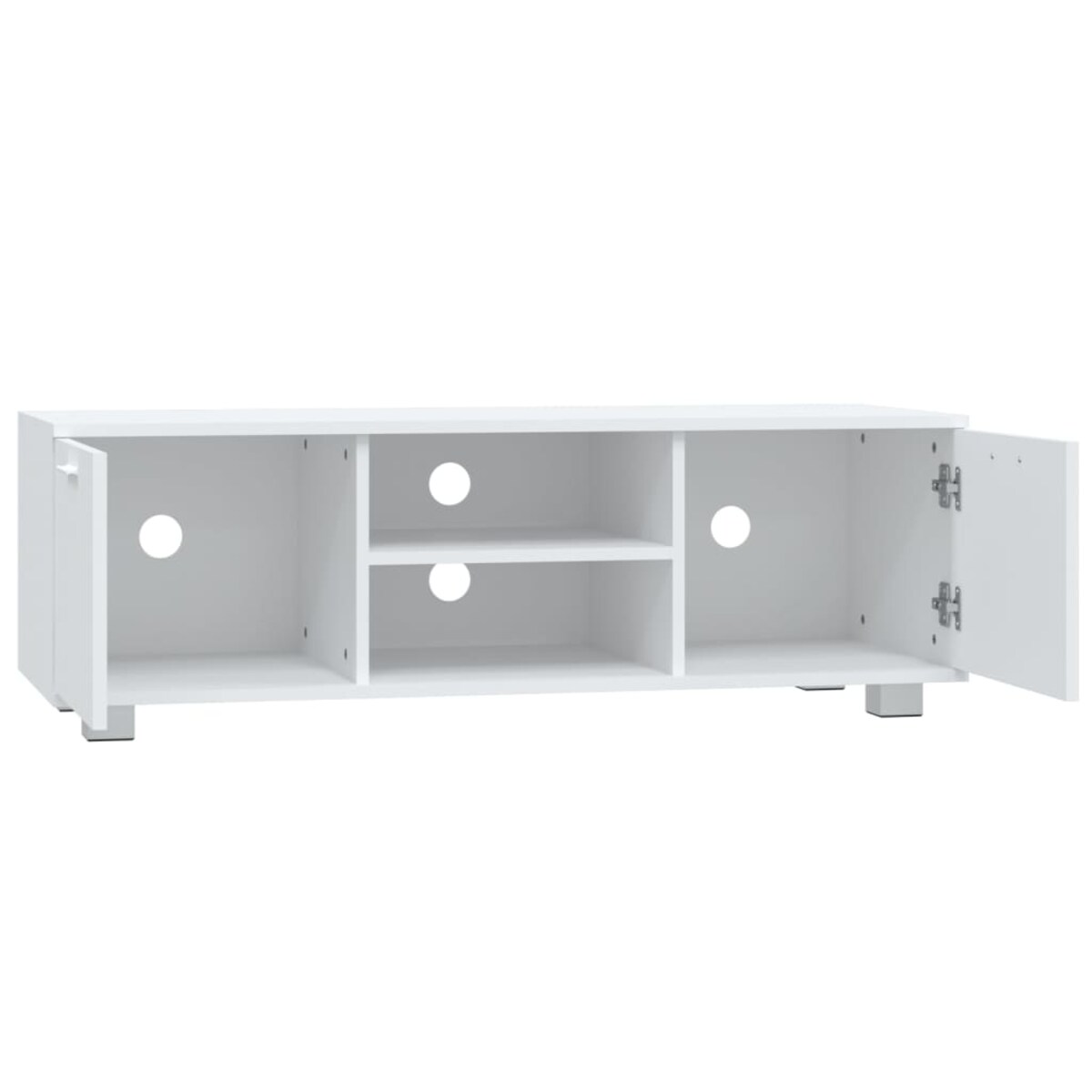 vidaXL Szafka pod TV, biały, 120x40,5x35 cm, materiał drewnopochodny
