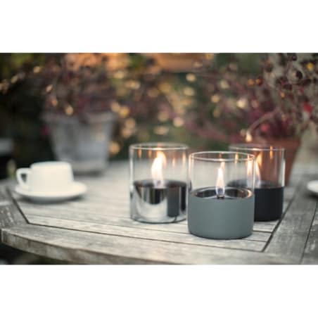 Świeca dekoracyjna Tenderflame Cafe 18 Amber Reactive Porcelain