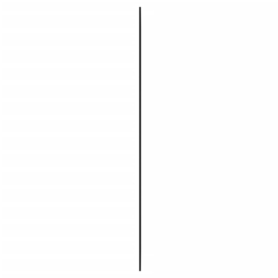 vidaXL Lustro ścienne, 25x60 cm, szklane, owalne