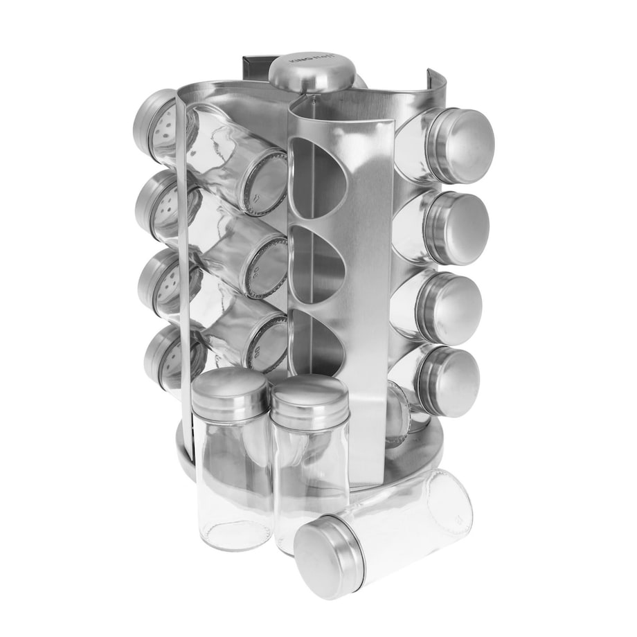 Zestaw pojemników na przyprawy 17 elementów przyprawnik KINGHOFF