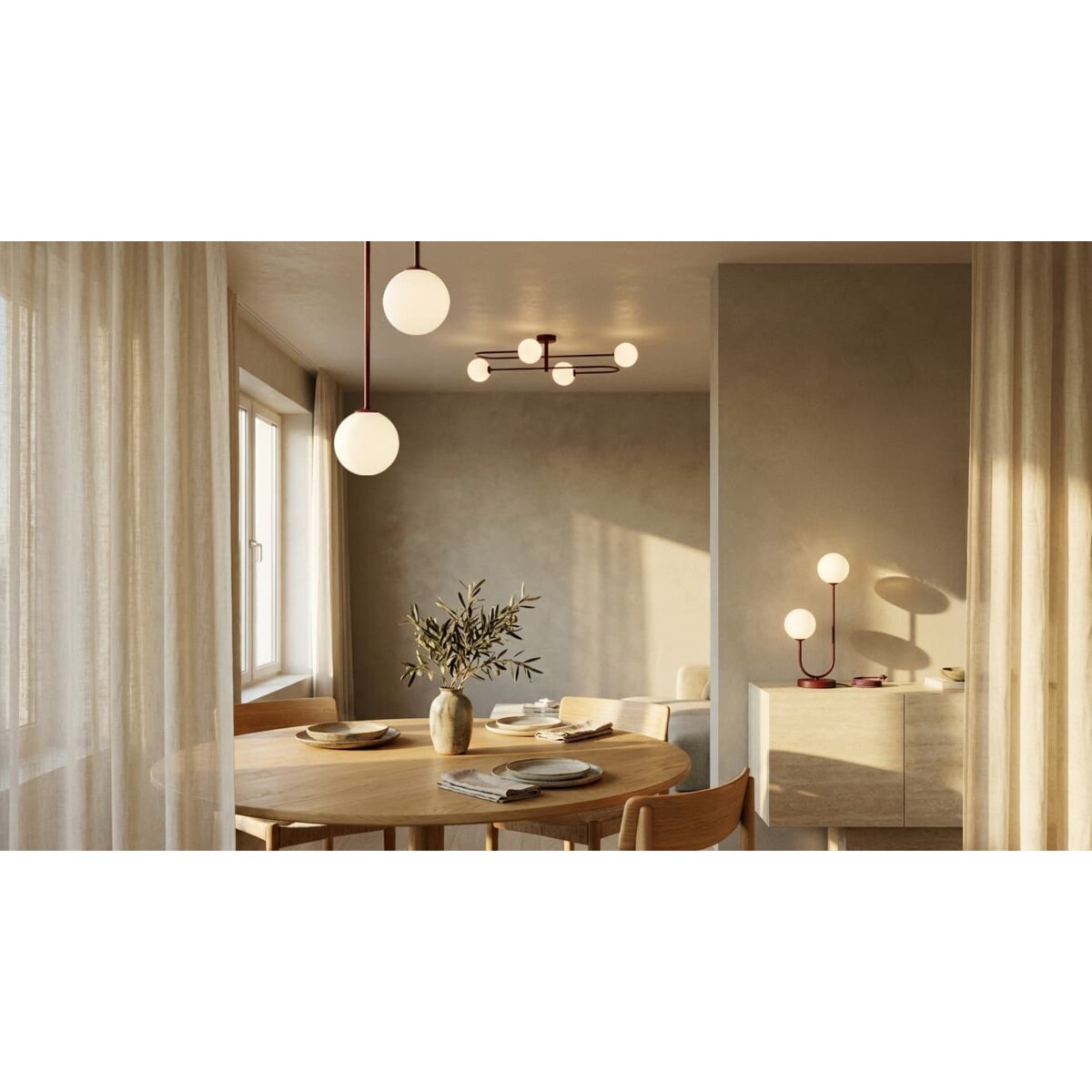 Lampa sufitowa K-6021 z serii BALU