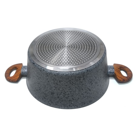 Zestaw garnków z powłoką granitową Wood Line 12 ele. KLAUSBERG