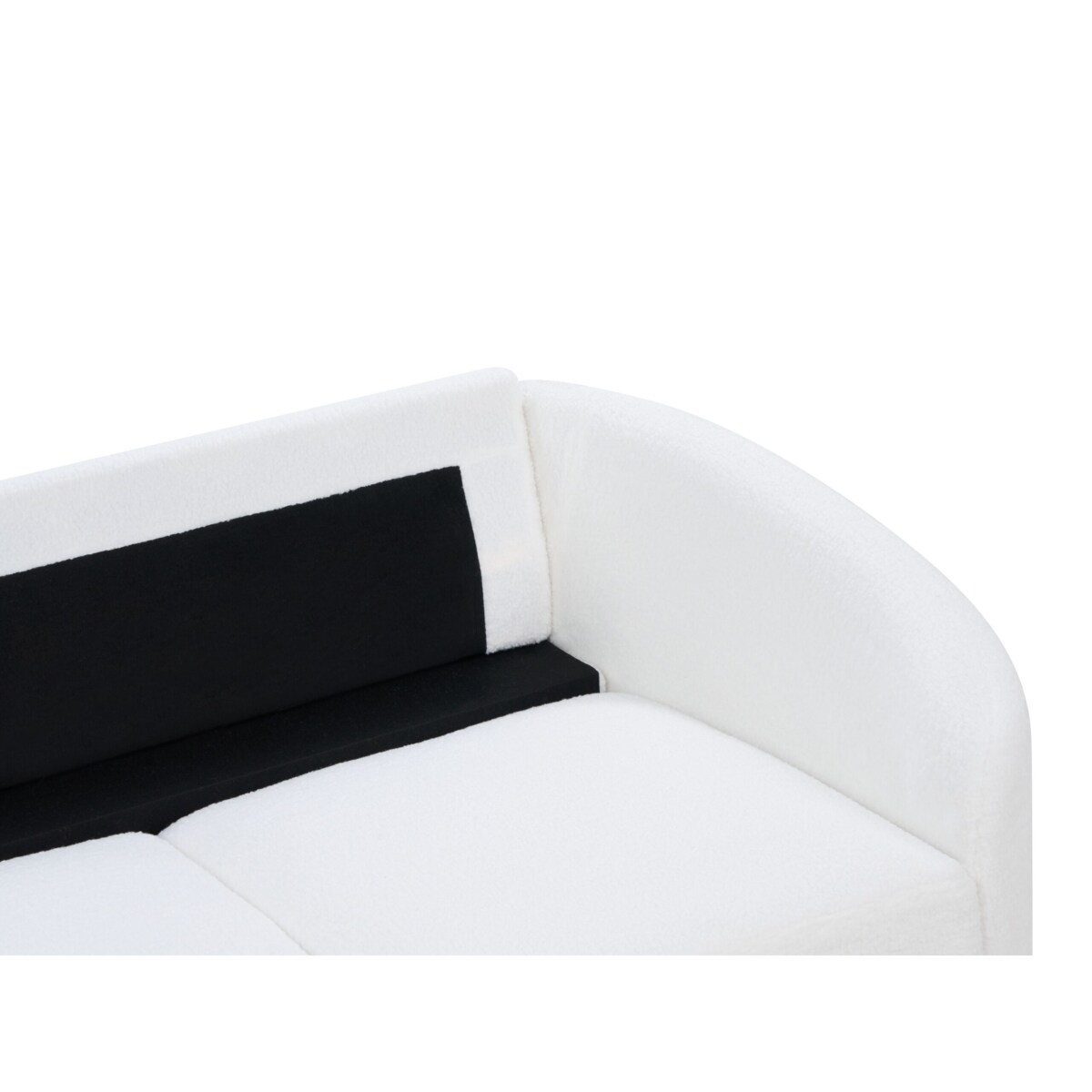 Sofa 3-osobowa boucle biała TROSA