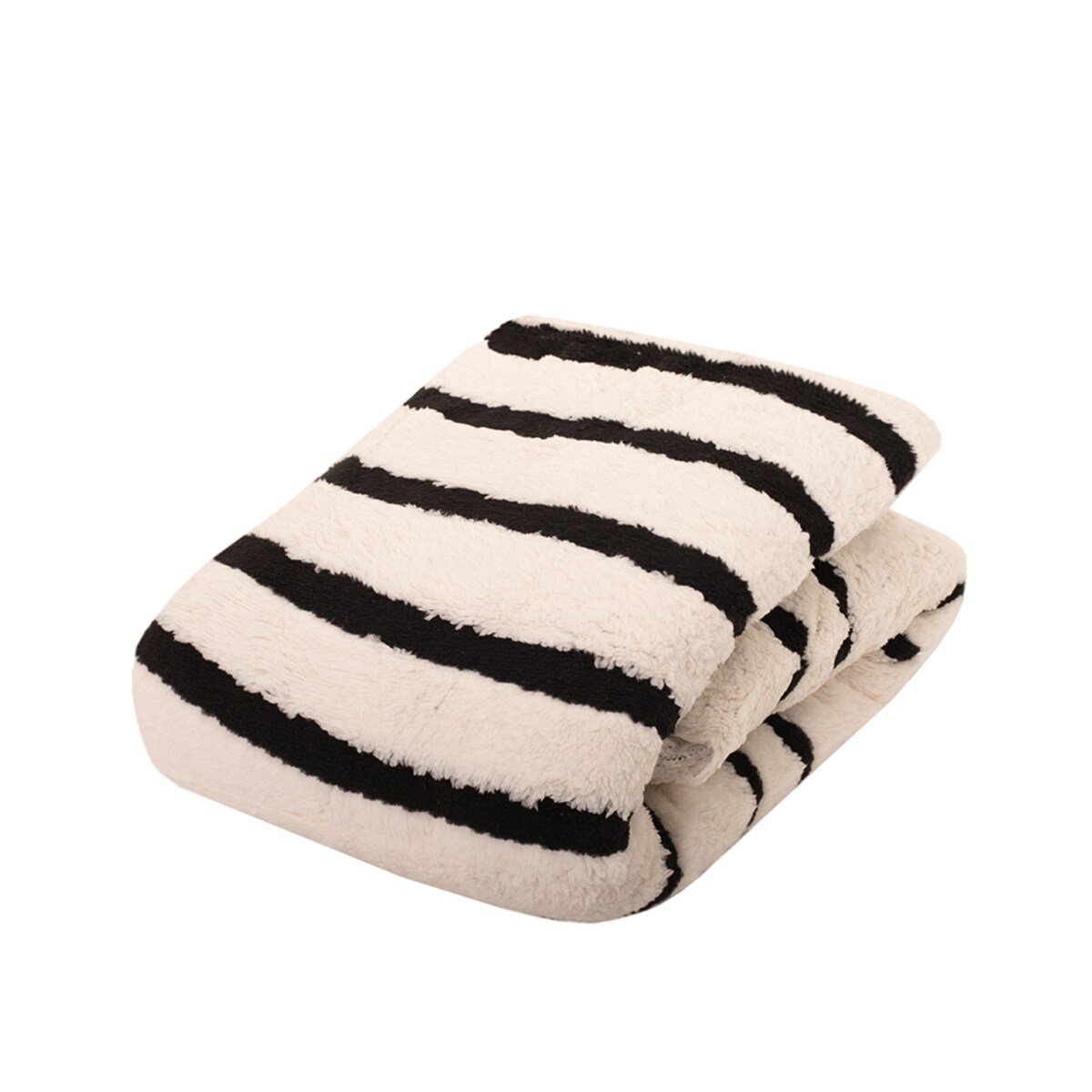 Narzuta pled SHP CORDE 230x180 beżowy czarny