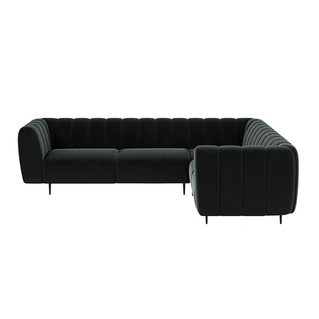 Shel Sofa narożna - ciemnoszara
