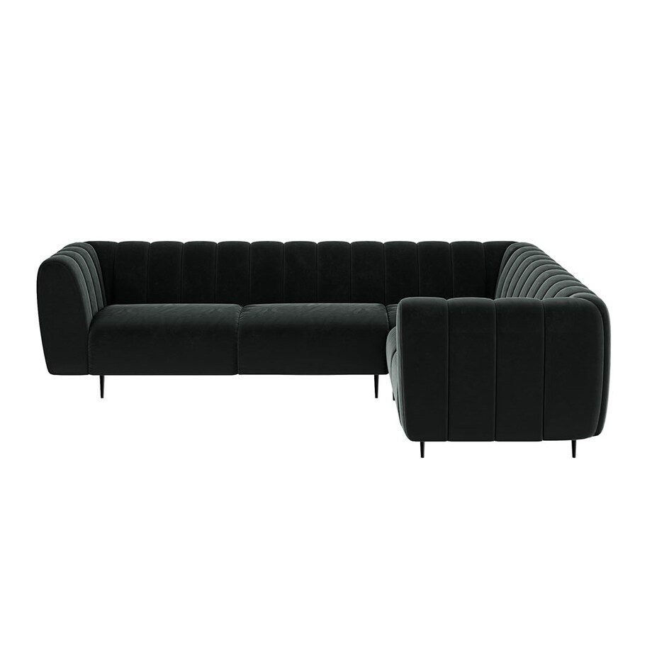 Shel Sofa narożna - ciemnoszara