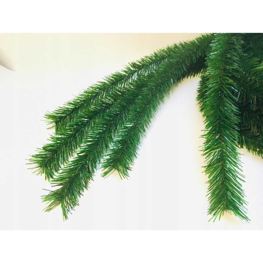 5x GIRLANDA SZTUCZNA CHOINKOWA ZIELONA ŁAŃCUCH FLORYSTYCZNY GAŁĄZKA błysk