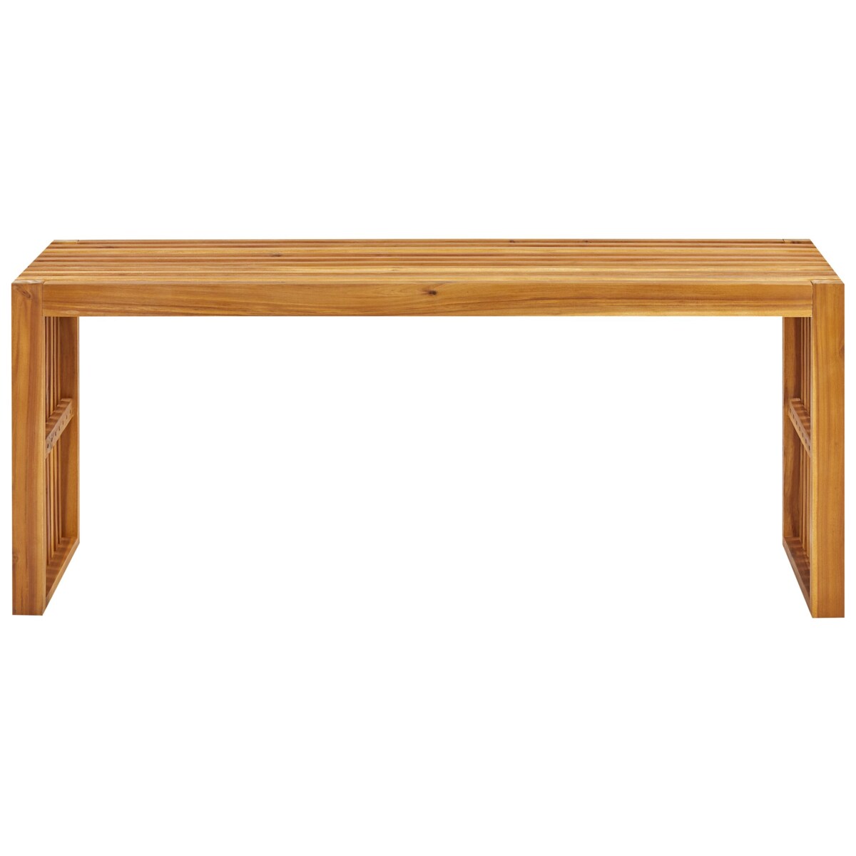 Stół ogrodowy akacjowy 150 x 35 cm jasne drewno BELLANO