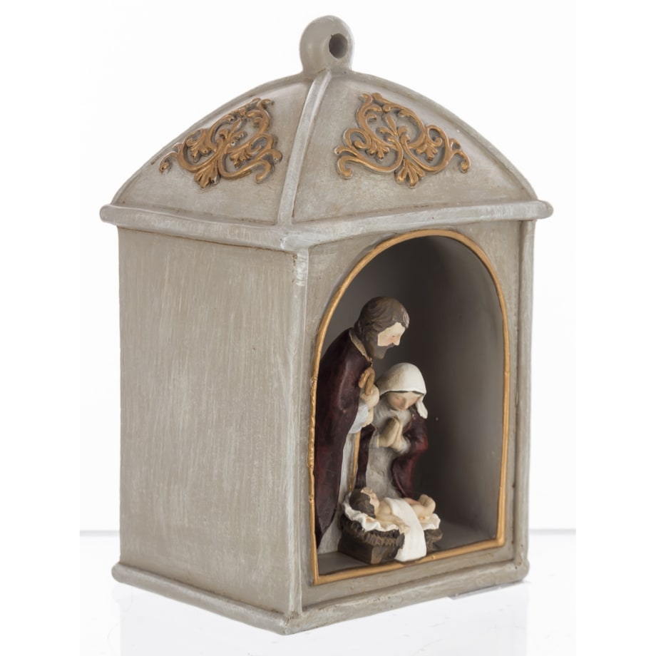 Dekoracja świąteczna 11x7x6 cm KAPLICZKA