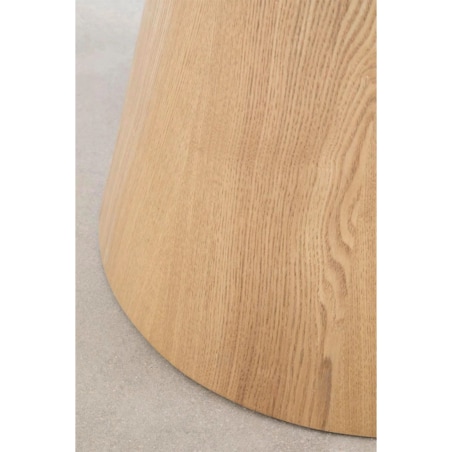 Okrągły stół jadalniany z drewna Ø120 cm Aura naturalny