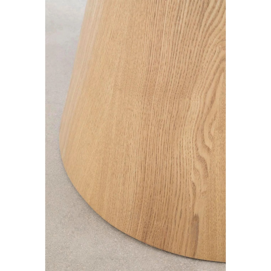 Okrągły stół jadalniany z drewna Ø120 cm Aura naturalny