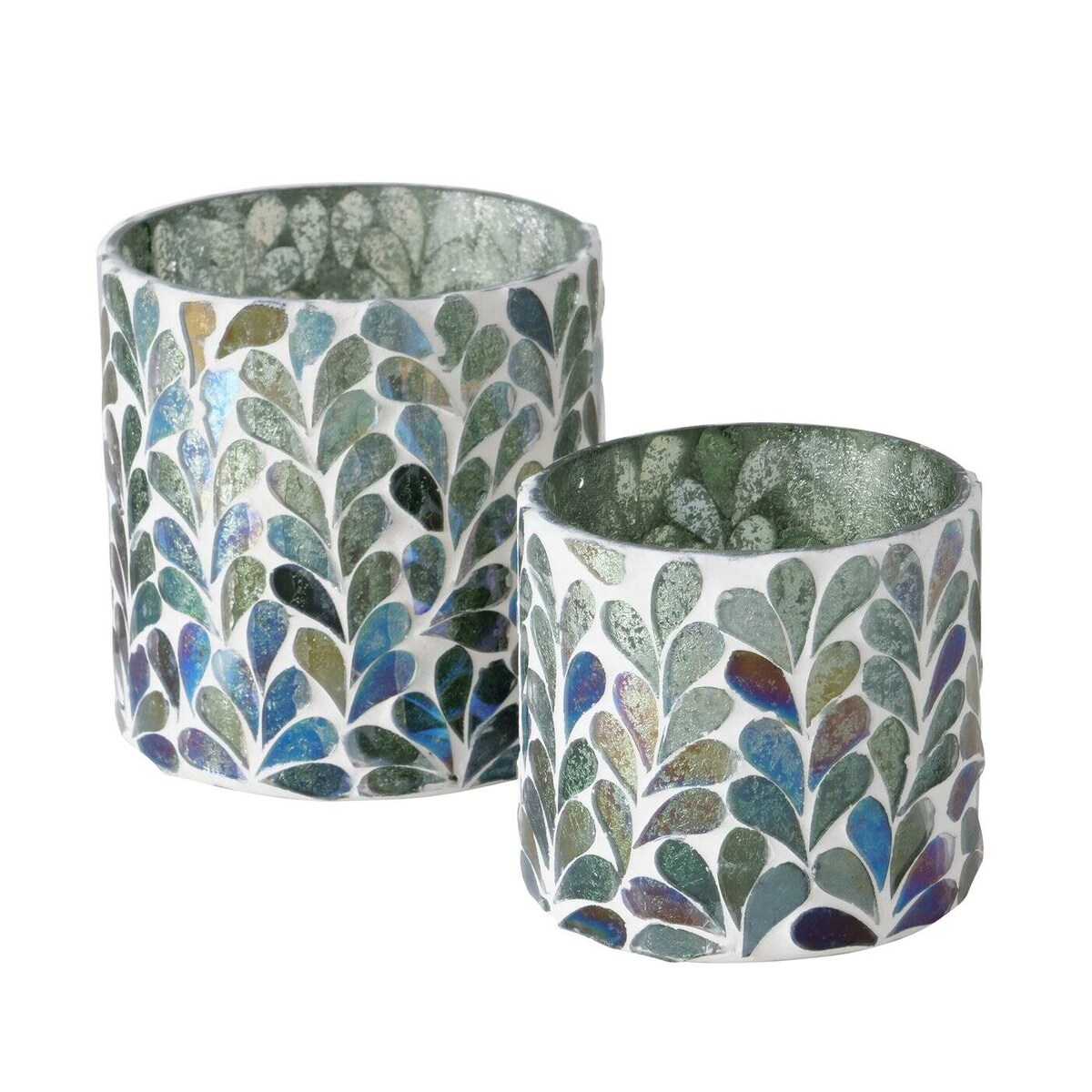 Świeczniki mozaiki KIRKAS, 2 sztuki