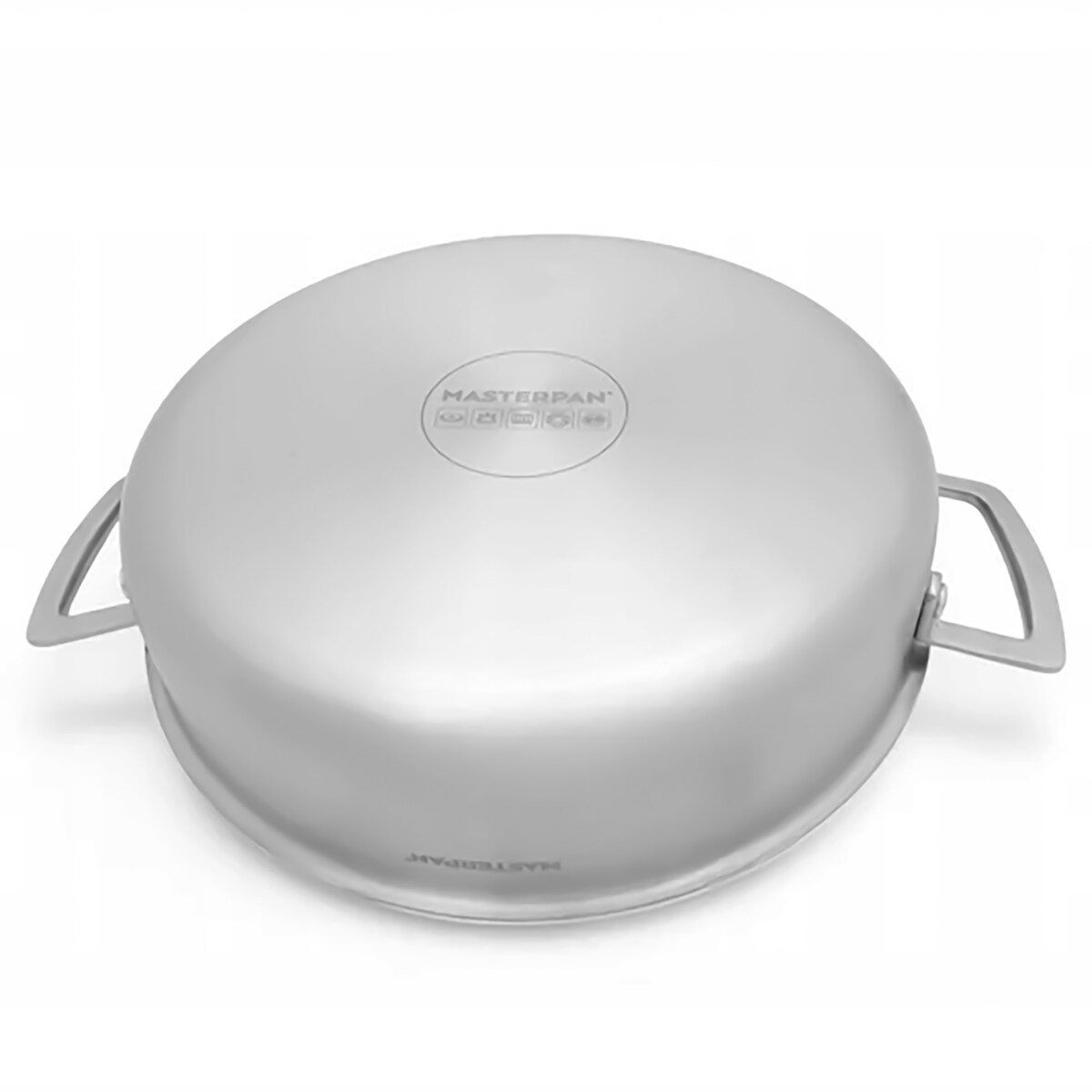 Niski Garnek Stal Nierdzewna Tri Ply 24 Cm Cm Bez Pokrywy