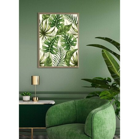 Poster Story, Plakat, Obraz - Wzór Tropikalnych Liści, wymiary 70 x 100 cm