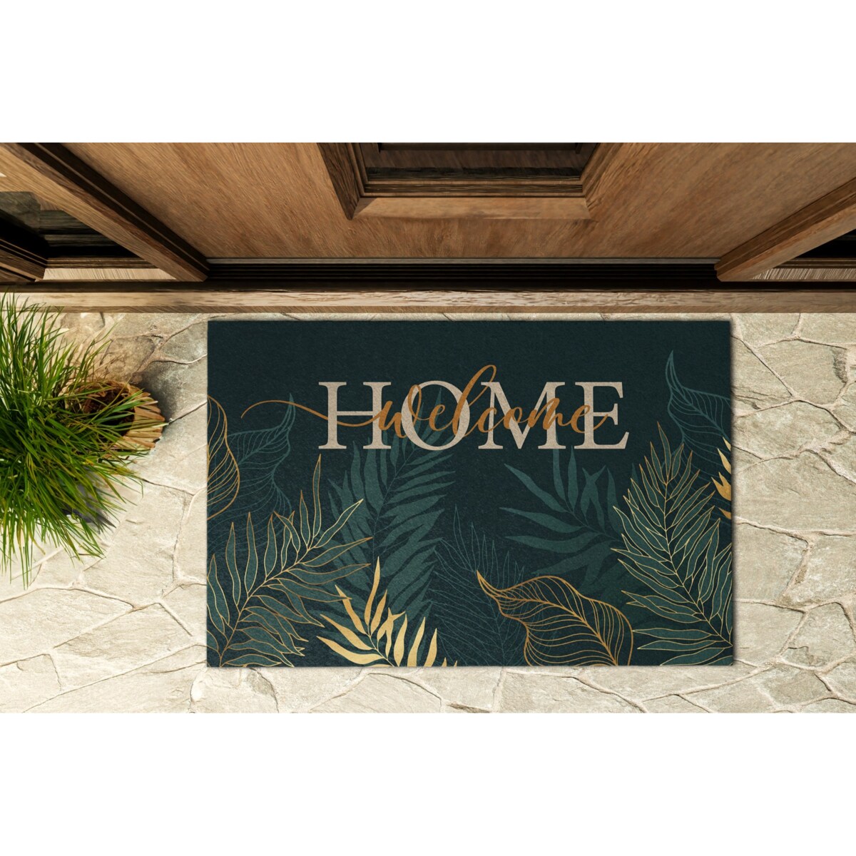 Wycieraczka zewnętrzna Welcome home 90x60cm