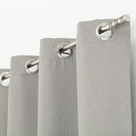 Zasłona BASIC na kółkach 140x280cm popielaty 1 szt. 140x280 szary