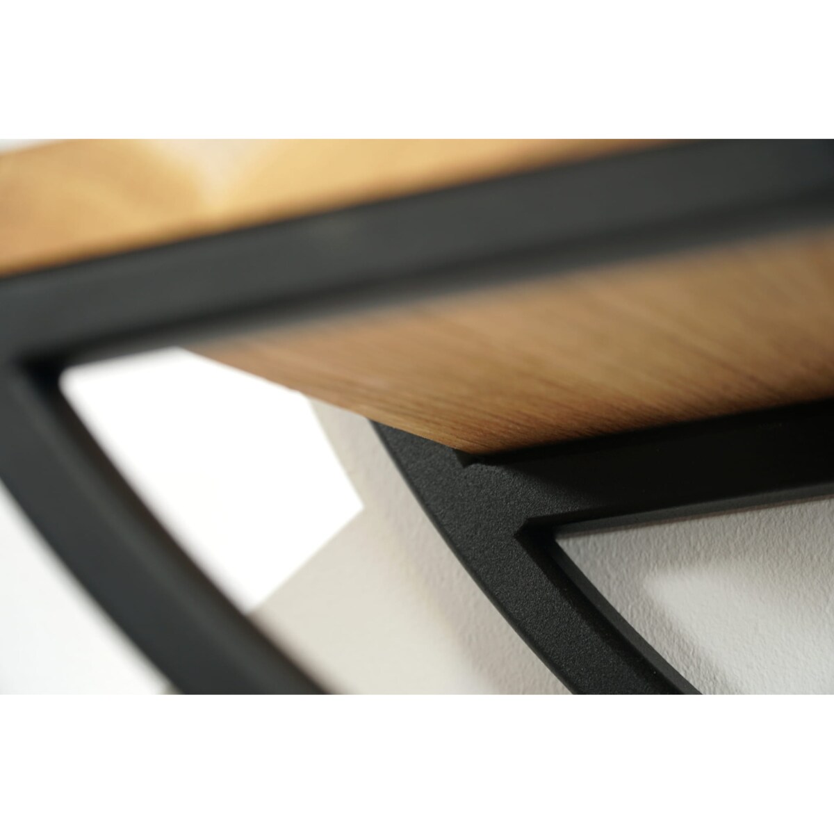 Półka loftowa okrągła dębowa 60cm 3d