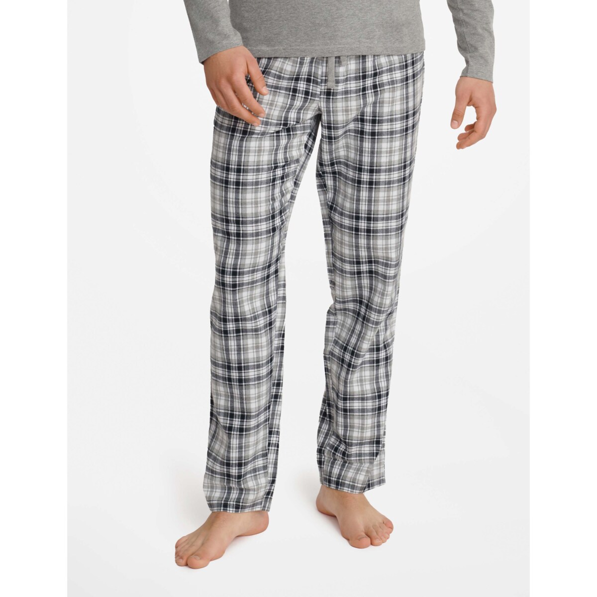 Piżama Usher 40946-90X Szary melanż Szary Melanż, XXXL