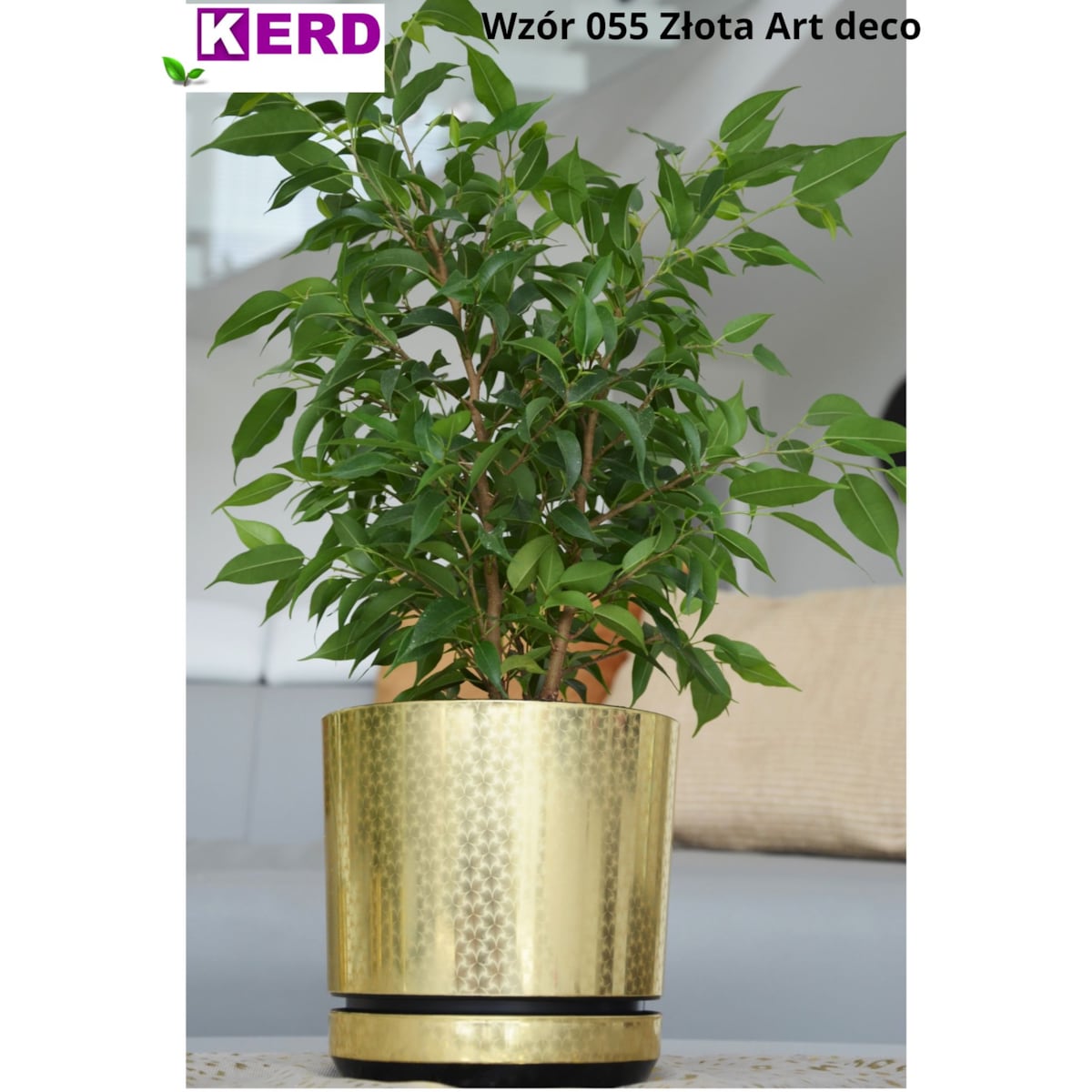 21 cm wzór ZŁOTY ART - DECO piękny elegancki deseń niezwykły wzór glamour ekskluzywna