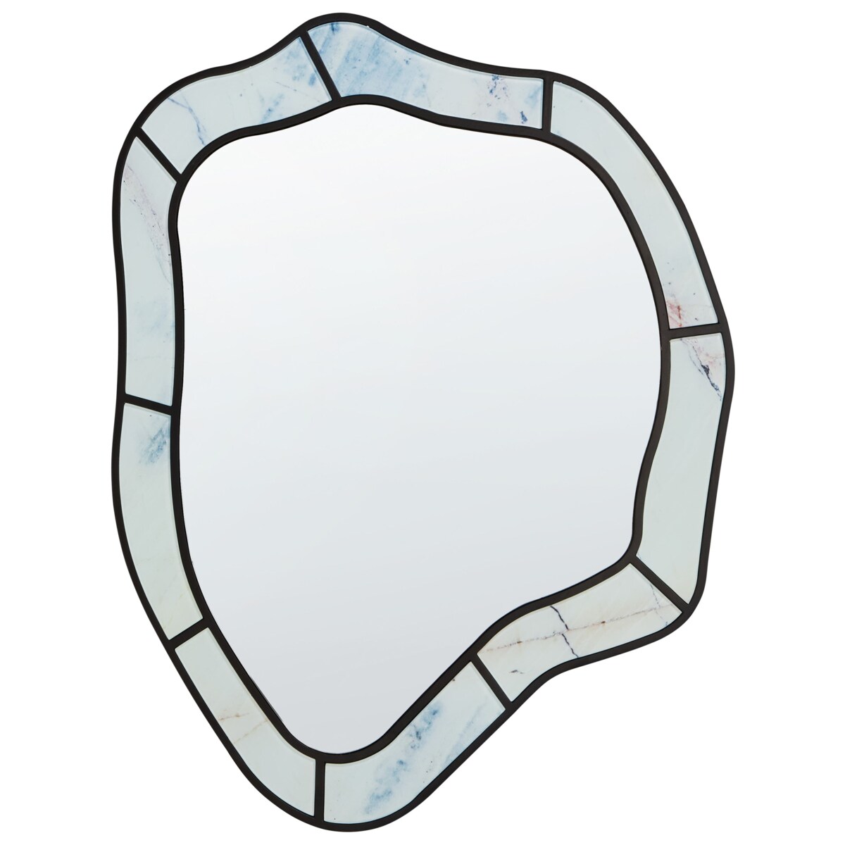 Lustro ścienne LIVERDUN Błękitny