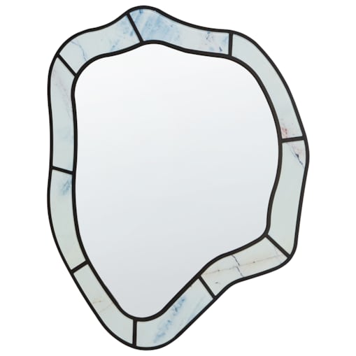 Lustro ścienne LIVERDUN Błękitny