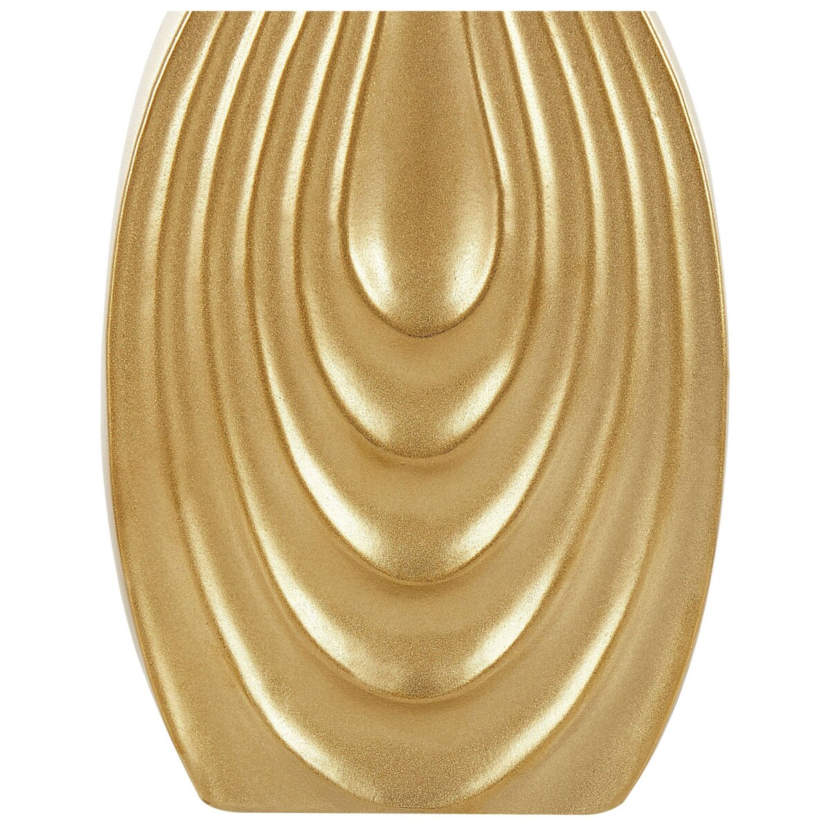 Wazon dekoracyjny ceramiczny 39 cm złoty THAPSUS