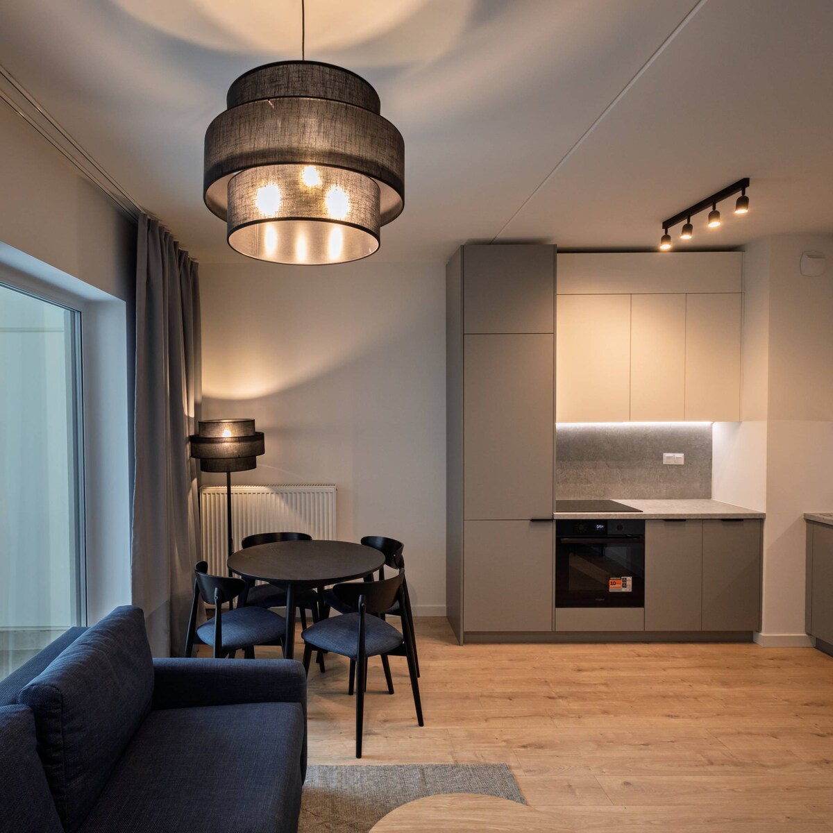 Lampa wisząca CALISTO BLACK 5099 TK Lighting czarna metalowa 3xE27 regulowana do salonu i jadalni
