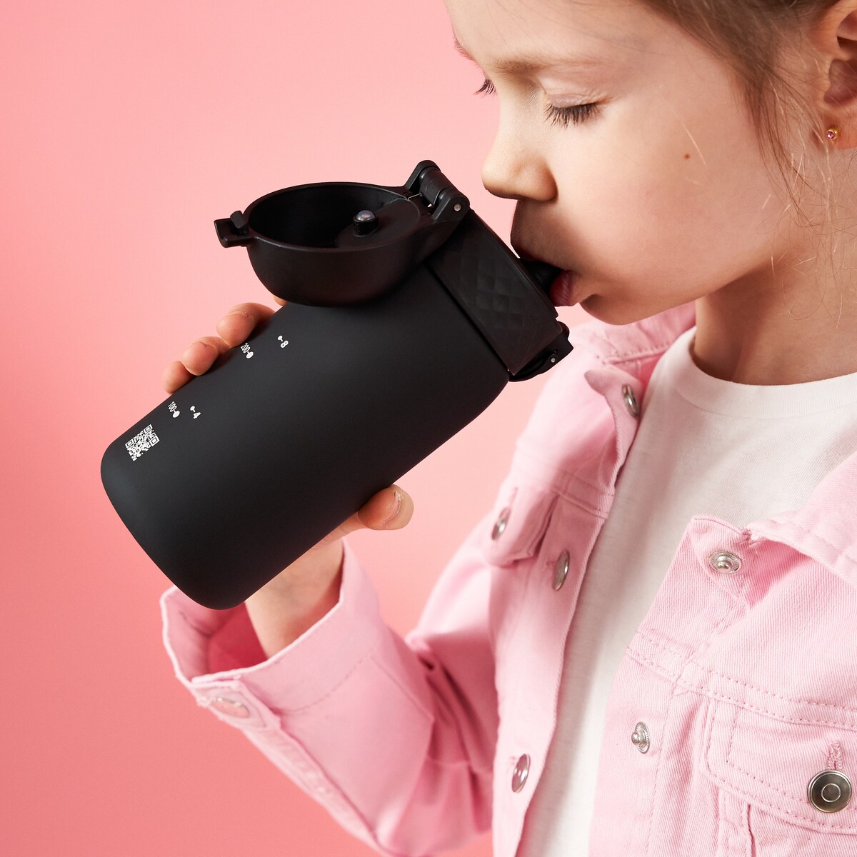 Butelka ze słomką ION8 I8RF350BLKXS Black