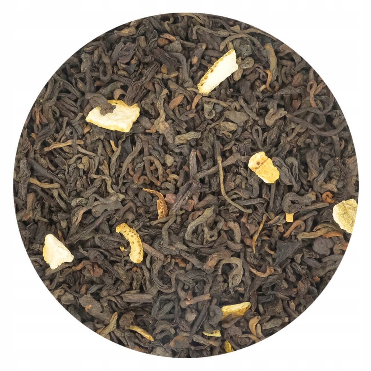 Herbata czerwona pu-erh POMARAŃCZOWY o smaku pomarańczowym PREMIUM Cup&You - herbata liściasta sypana mieszanka napar susz - gotowa na prezent upominek