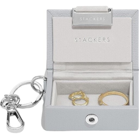 Brelok do kluczy Stackers Nano szary